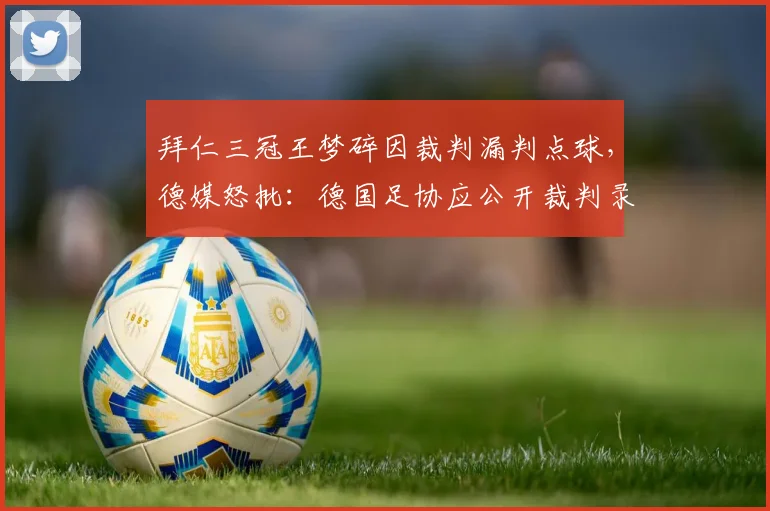 拜仁三冠王梦碎因裁判漏判点球，德媒怒批：德国足协应公开裁判录音